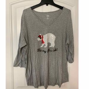 Avenue Polar Bear Beary & Bright Christmas Shirt